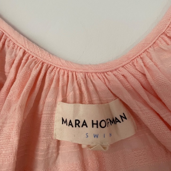 NWOT Mara Hoffman Swim Fiona pale pink maxi dress - Picture 4 of 4